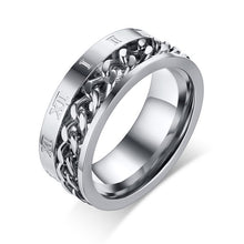 Load image into Gallery viewer, Stainless Steel Spinner Chain Worry Ring