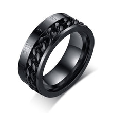 Load image into Gallery viewer, Stainless Steel Spinner Chain Worry Ring