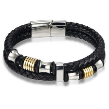 Load image into Gallery viewer, Genuine Leather Bracelet Double Layer