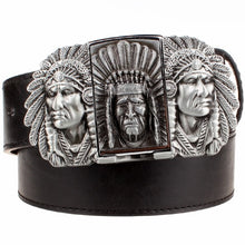Load image into Gallery viewer, Golden Skull Novelty Cigarette Lighter Belt