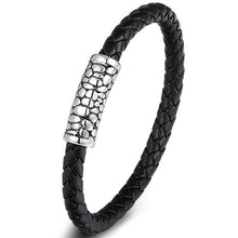 Load image into Gallery viewer, Genuine Leather Bracelet Stainless Steel Accessories
