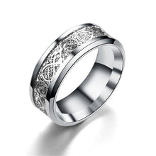 Load image into Gallery viewer, Irish Dragon Titanium Carbide Ring