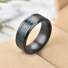 Load image into Gallery viewer, Irish Dragon Titanium Carbide Ring
