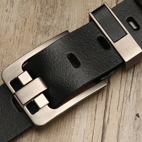 Genuine Leather Luxury Pin Buckle Belts