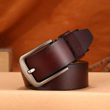 Load image into Gallery viewer, Genuine Leather Luxury Pin Buckle Belts