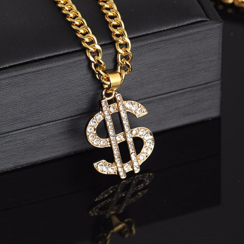 Luxury Gold Color Long Chain Necklace