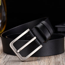 Load image into Gallery viewer, Genuine Leather Strap Belt