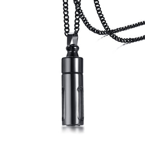 Cylinder Aromatherapy Essential Oil Perfume Pendant